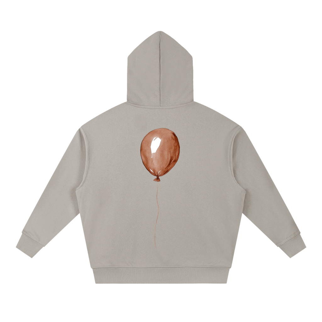 Red Balloon Boxy Hoodie