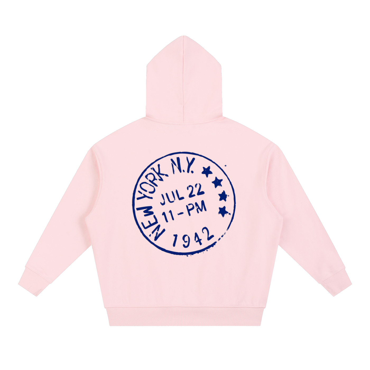 New York Stamp Boxy Hoodie