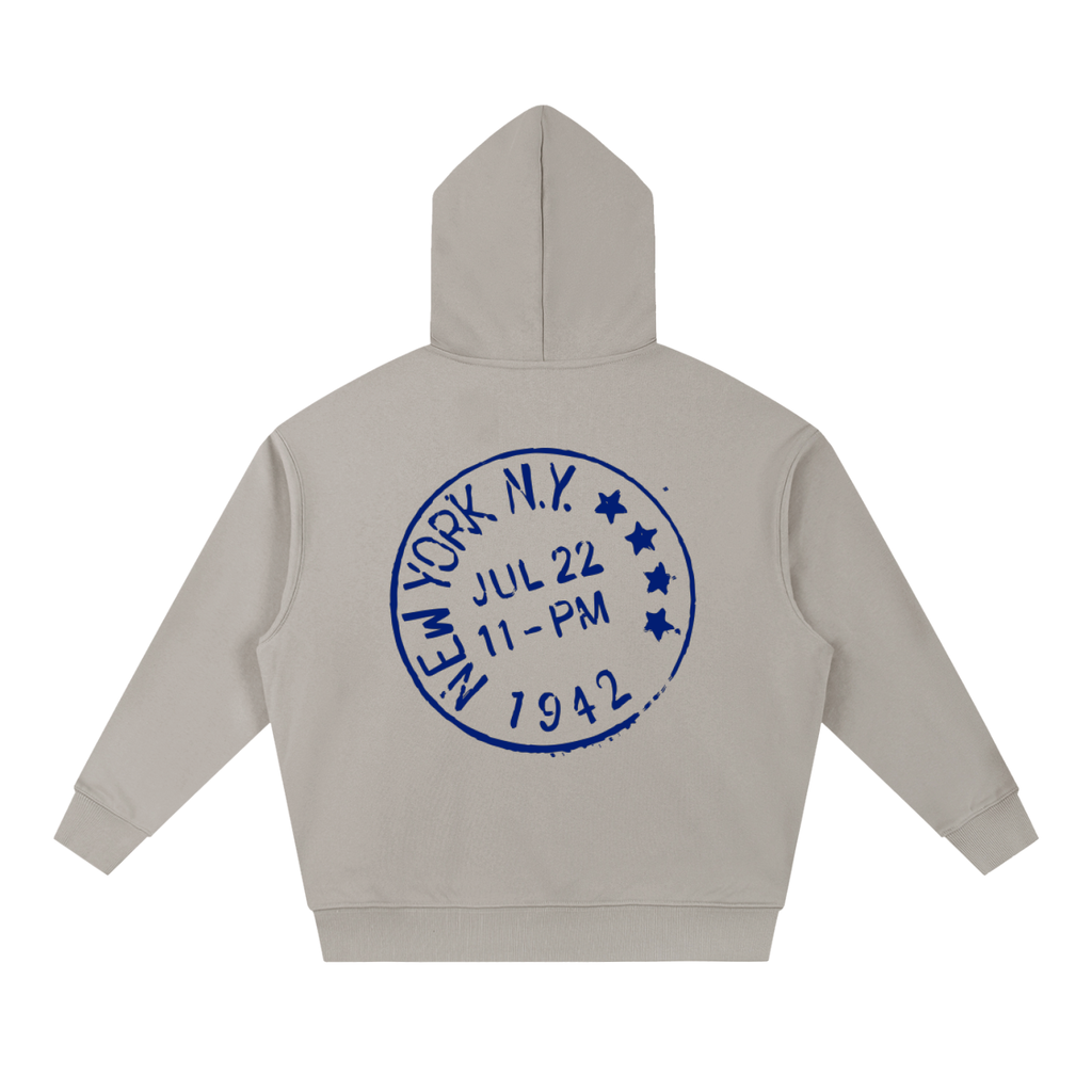 New York Stamp Boxy Hoodie