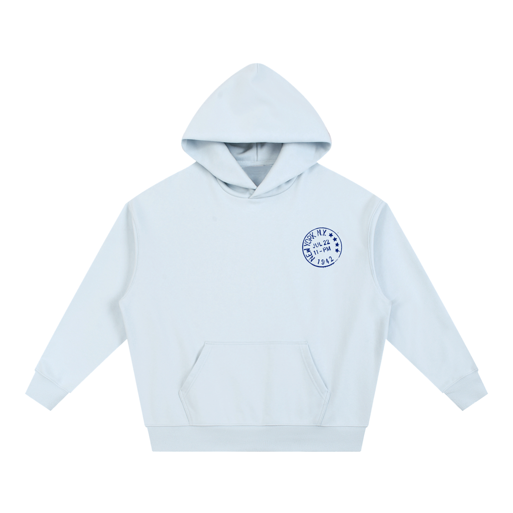 New York Stamp Boxy Hoodie