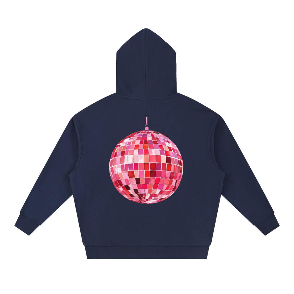 Pink Party All Night Boxy Hoodie