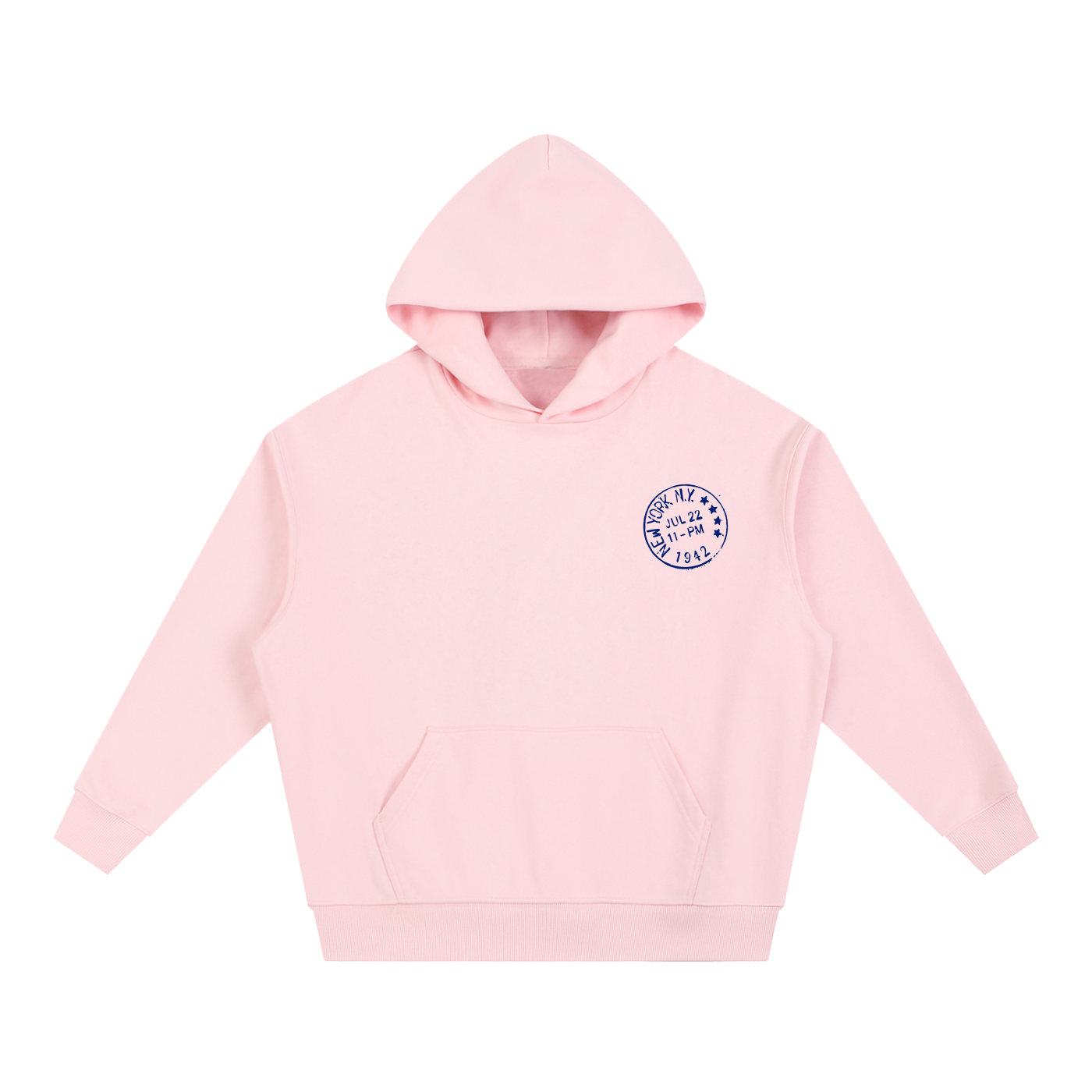New York Stamp Boxy Hoodie