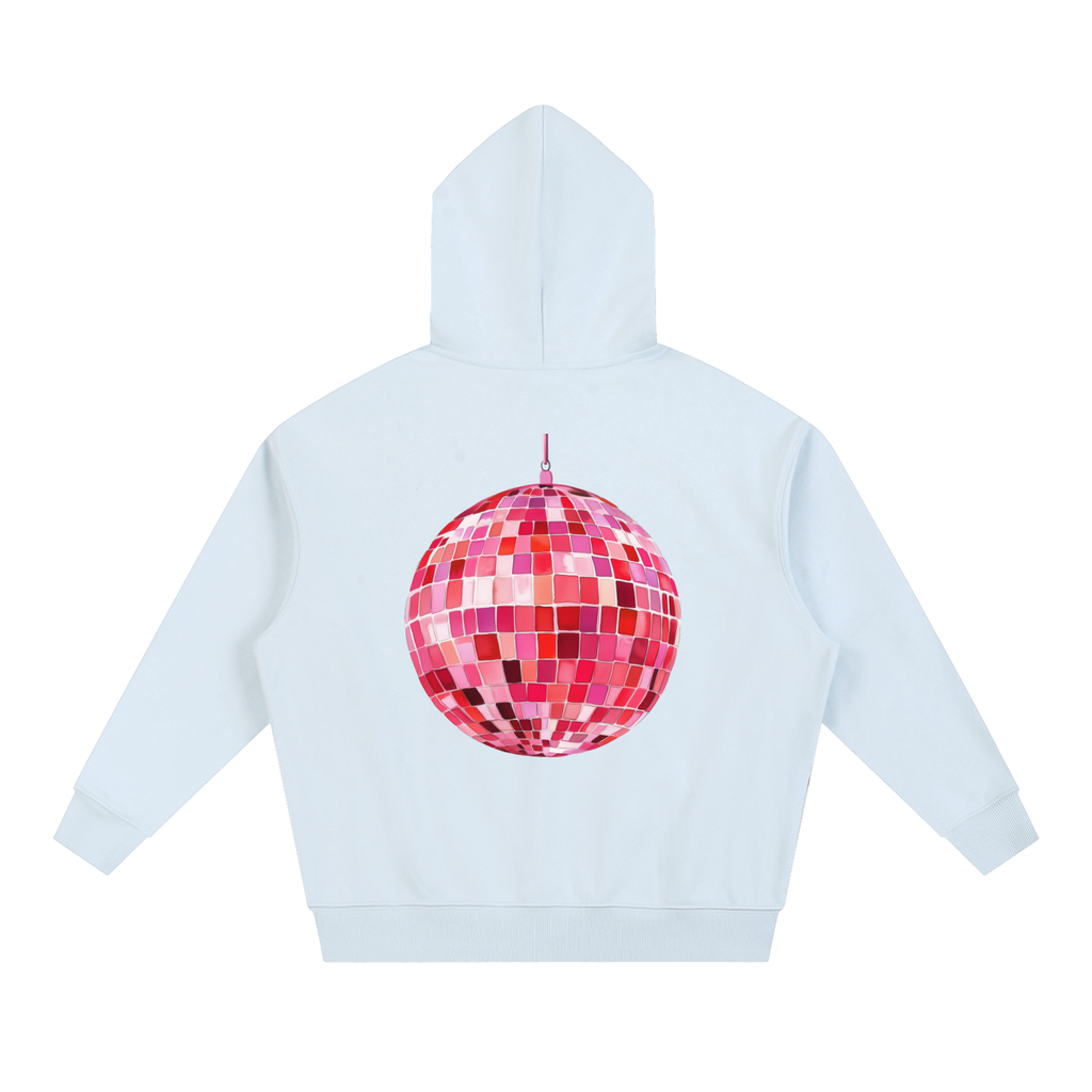 Pink Party All Night Boxy Hoodie
