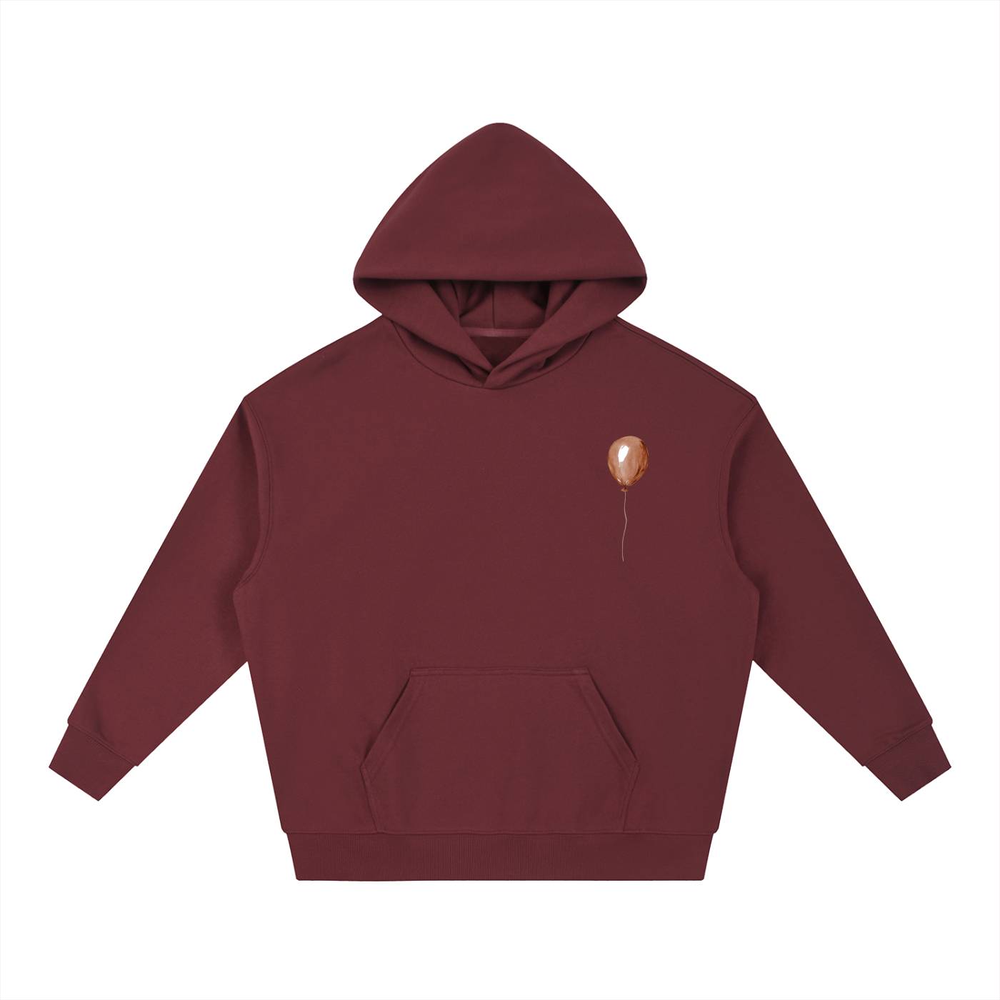 Red Balloon Boxy Hoodie