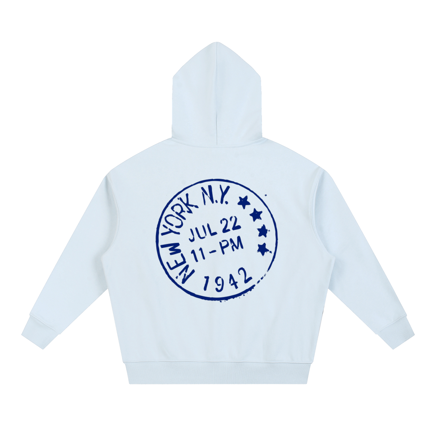 New York Stamp Boxy Hoodie