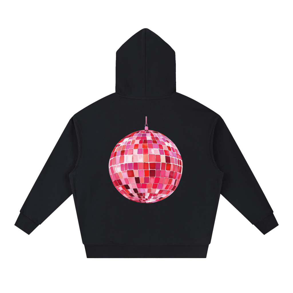 Pink Party All Night Boxy Hoodie