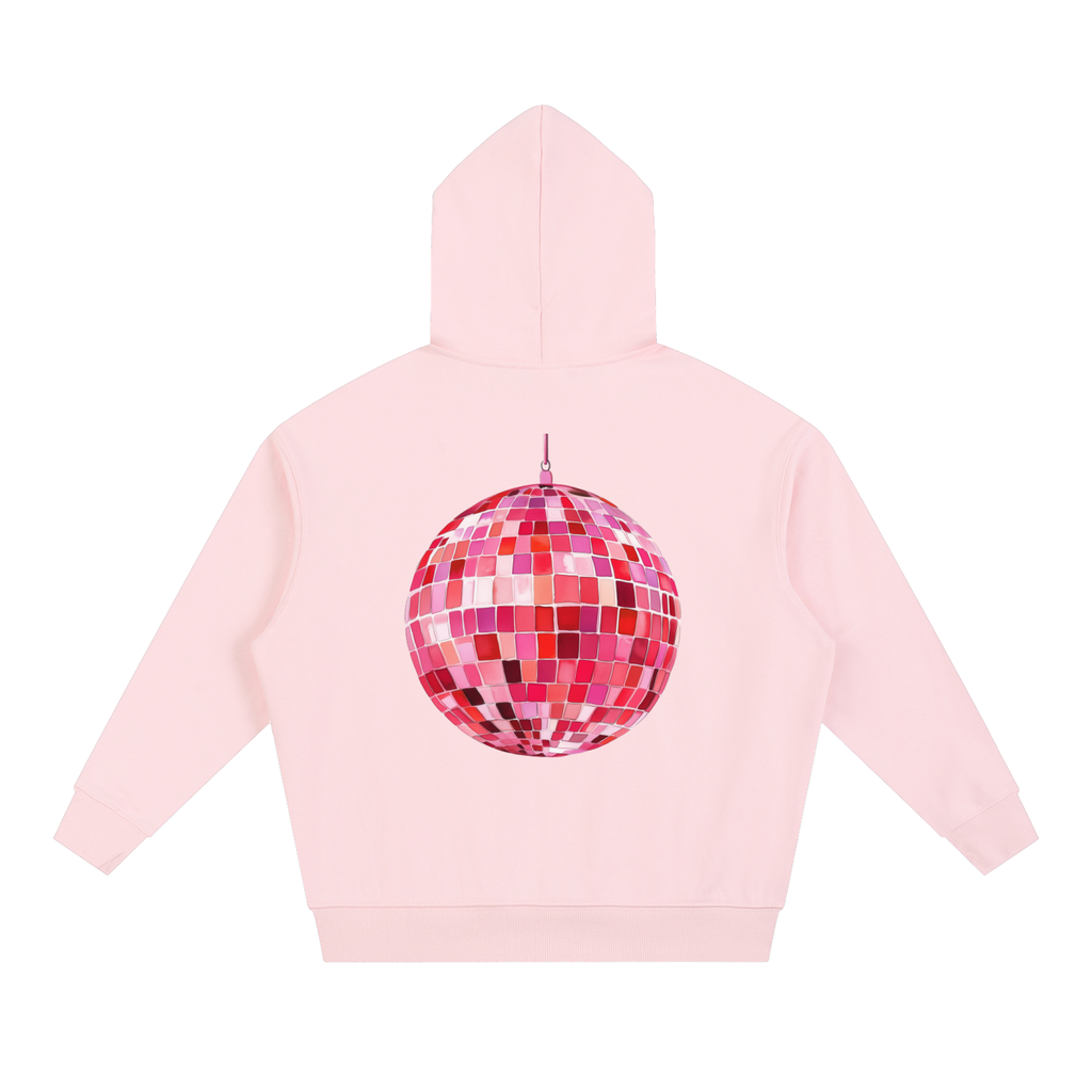 Pink Party All Night Boxy Hoodie