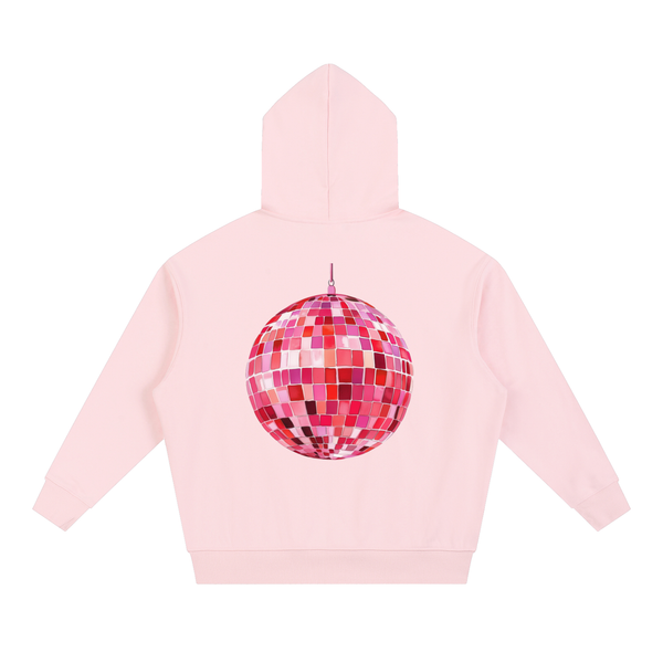Pink Party All Night Boxy Hoodie